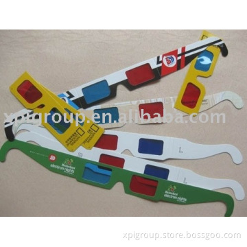 3D glasses/anaglyphic glasses/paper 3D glasses/paper polarized glasses